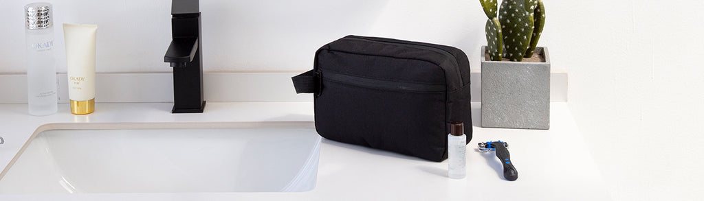 Toiletry bag has plenty of room for all your toiletries