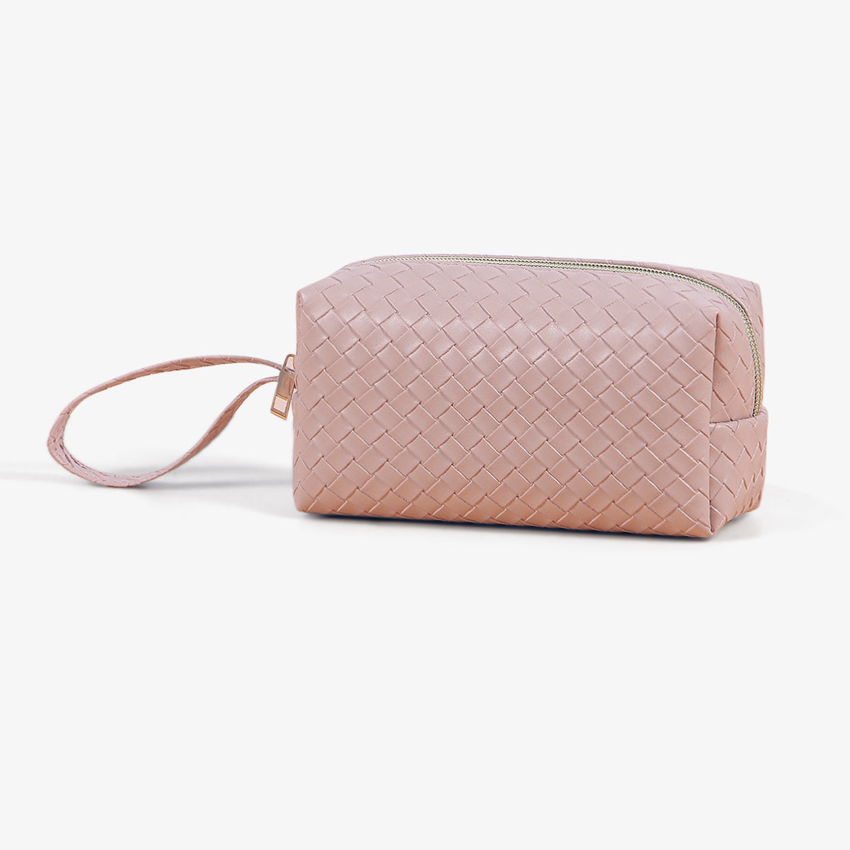 Fashion Leather Cosmetic Bag Waterproof Toiletry Bag(pink)