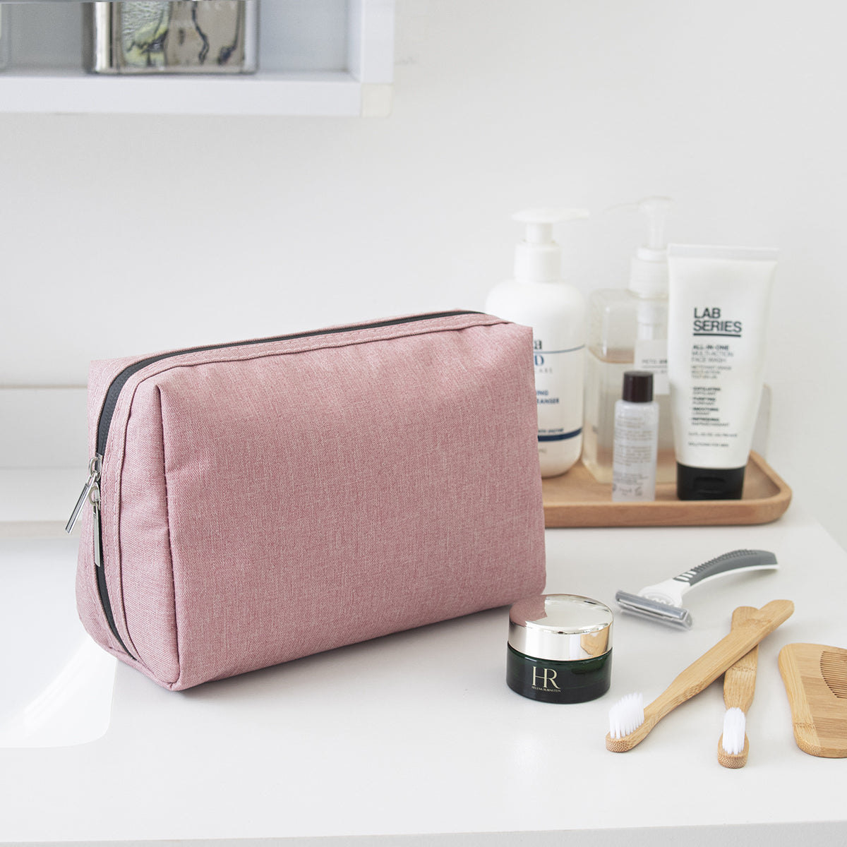 Simple Design Travel Toiletry Bag for Men and Women