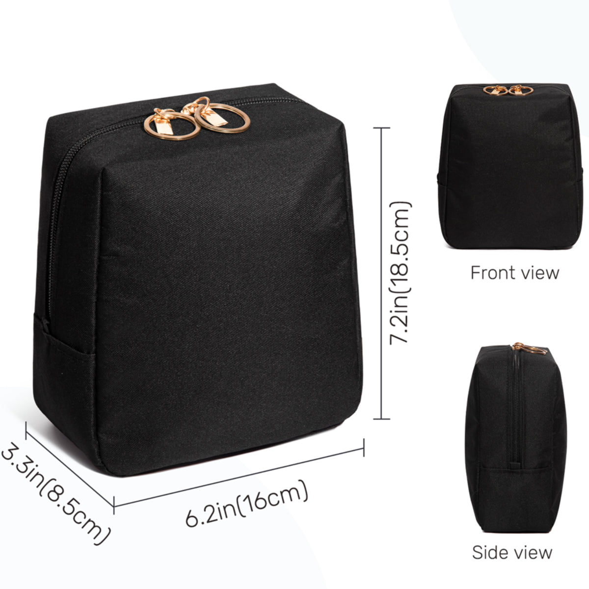 Small Mini Portable Travel Makeup Bag(Pink)