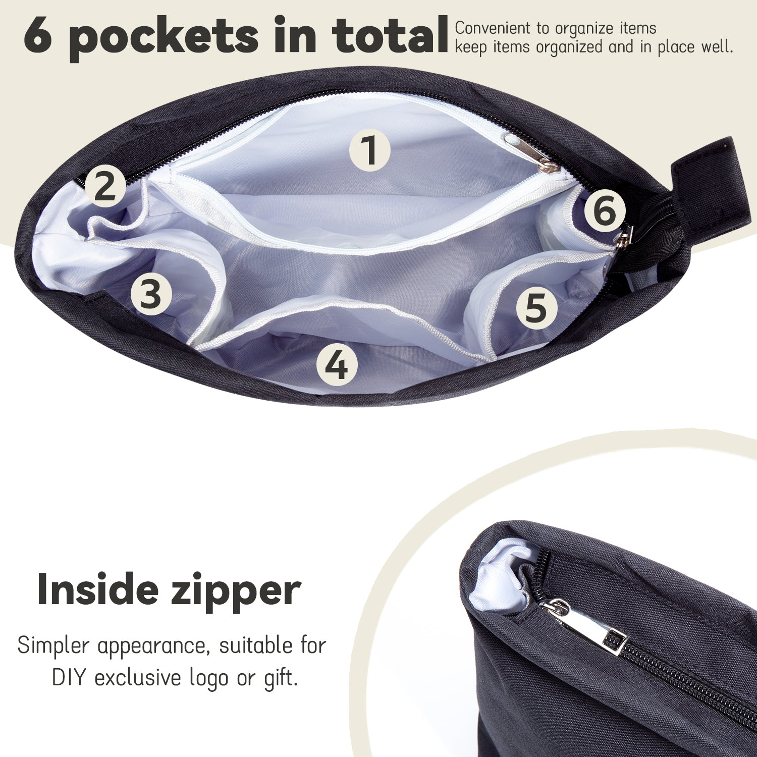 Large Travel Toiletry Bag(balck)