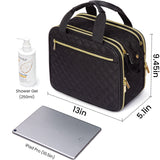 Large Capacity Travel Toiletry Hanging Bag (Black)