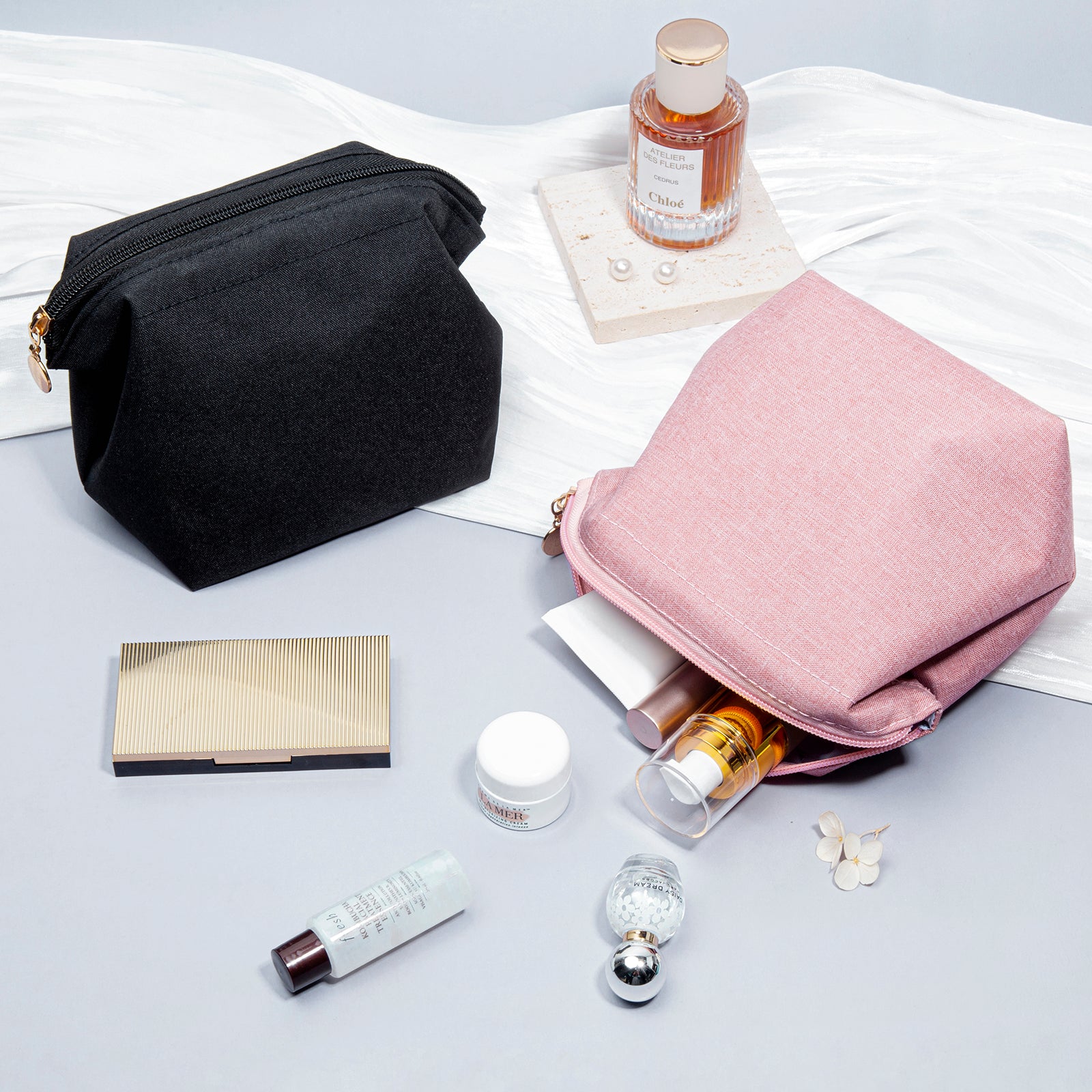 Mini Cosmetic Bag for Touch-Ups