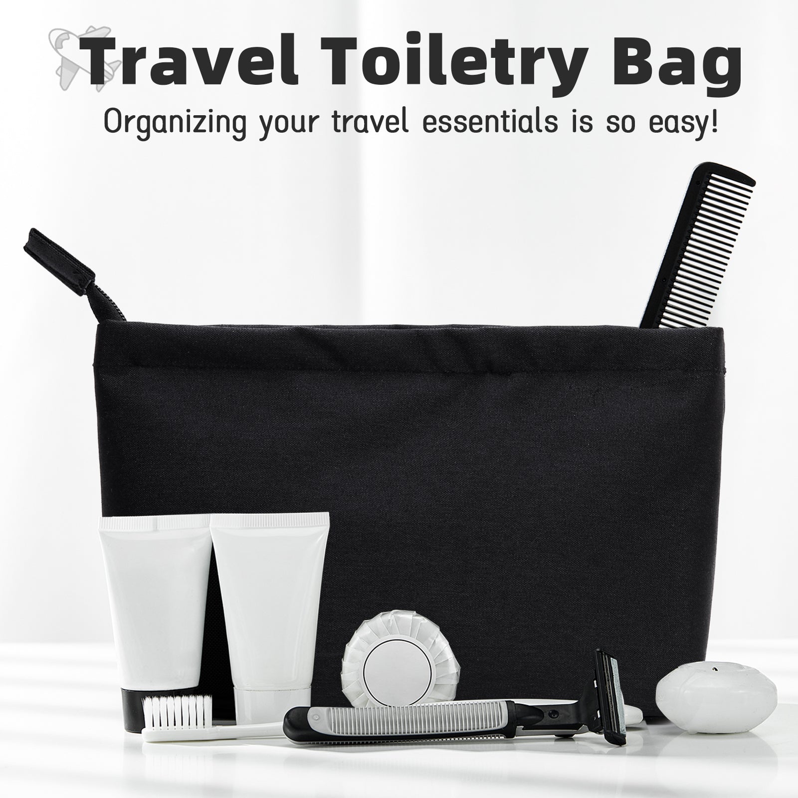 Large Travel Toiletry Bag(balck)