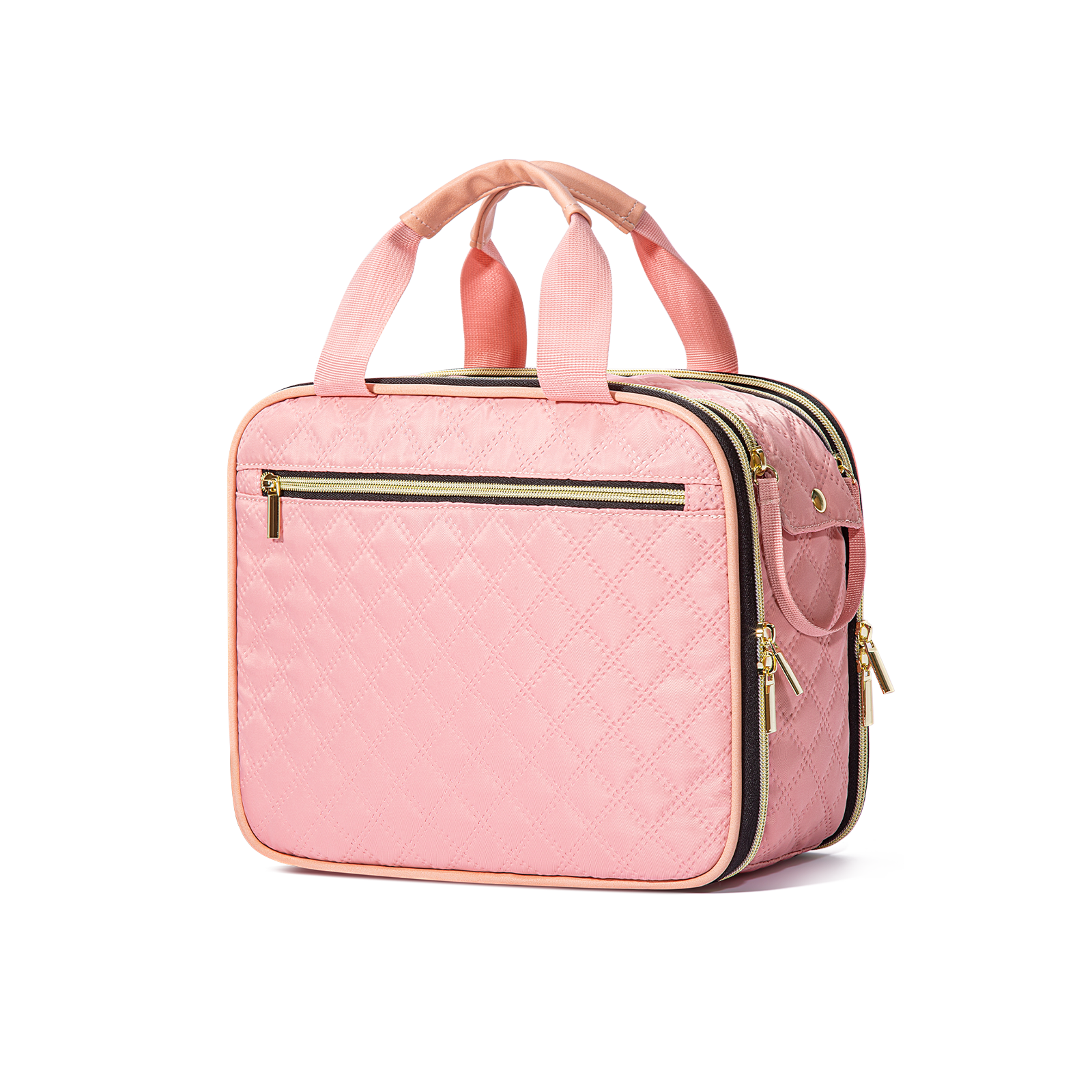 Large Capacity Travel Toiletry Hanging Bag(Pink)