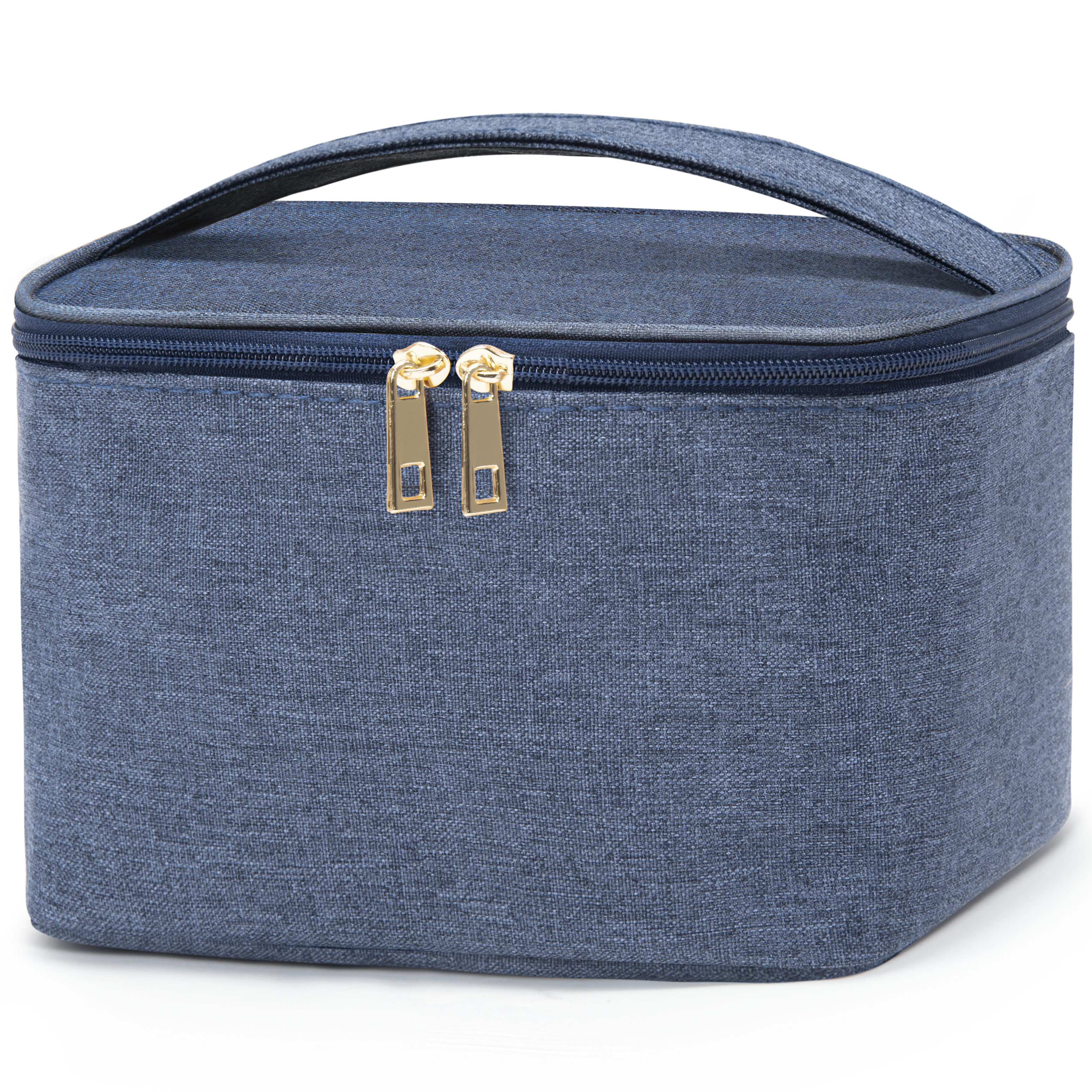 Travel Makeup Bag Portable Large Cosmetic Organizer Storage Case (balck)