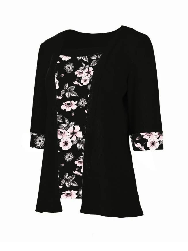 FUNSEED Floral Tunic Top
