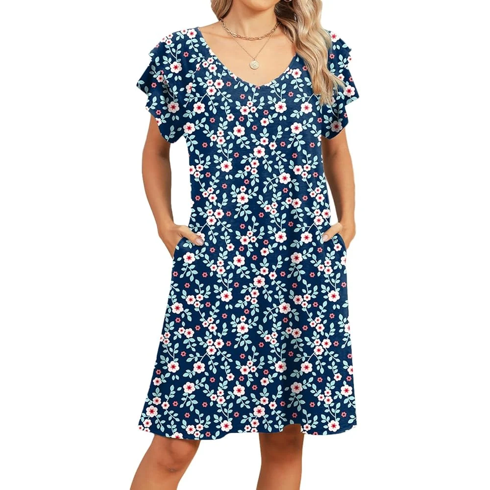 FUNSEED Floral Pocket Dress