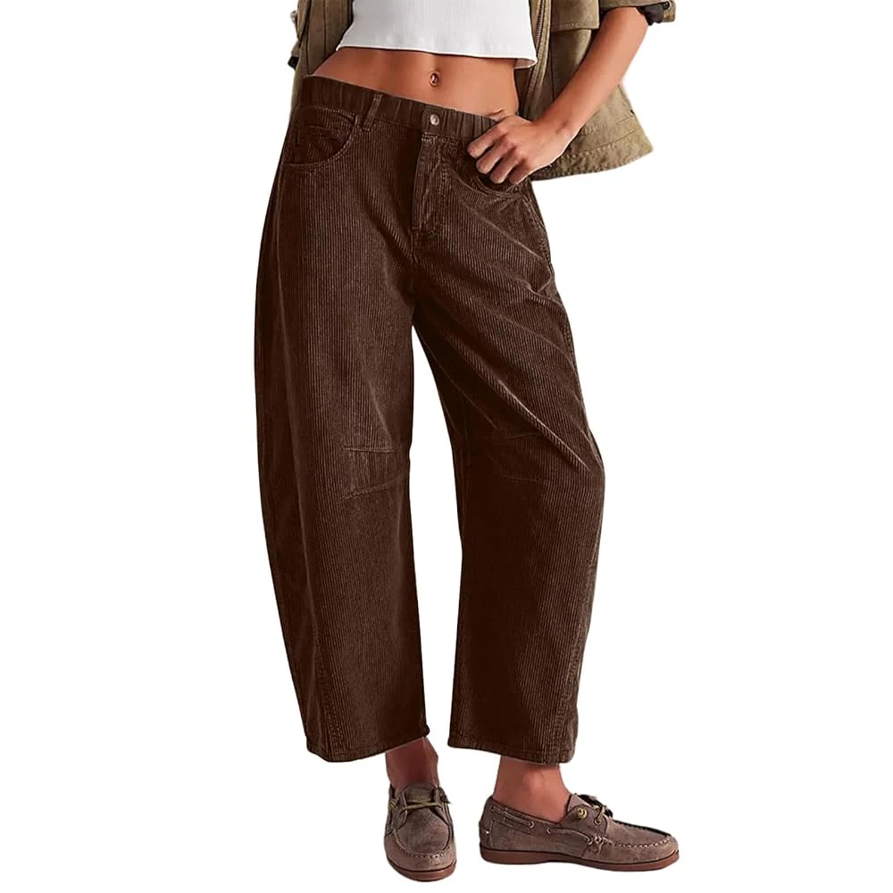 FUNSEED Relaxed Corduroy Trousers