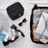Travel  Small Mini Makeup Bag for Jewelry, Lipstick(balck)