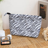 Large Travel Toiletry Bag（White Stripe)
