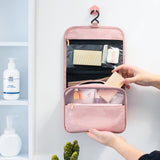 Hanging Toiletry Bag for Travel (Pink)