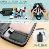 Travel Toiletry Bag for Women and Men(gray)