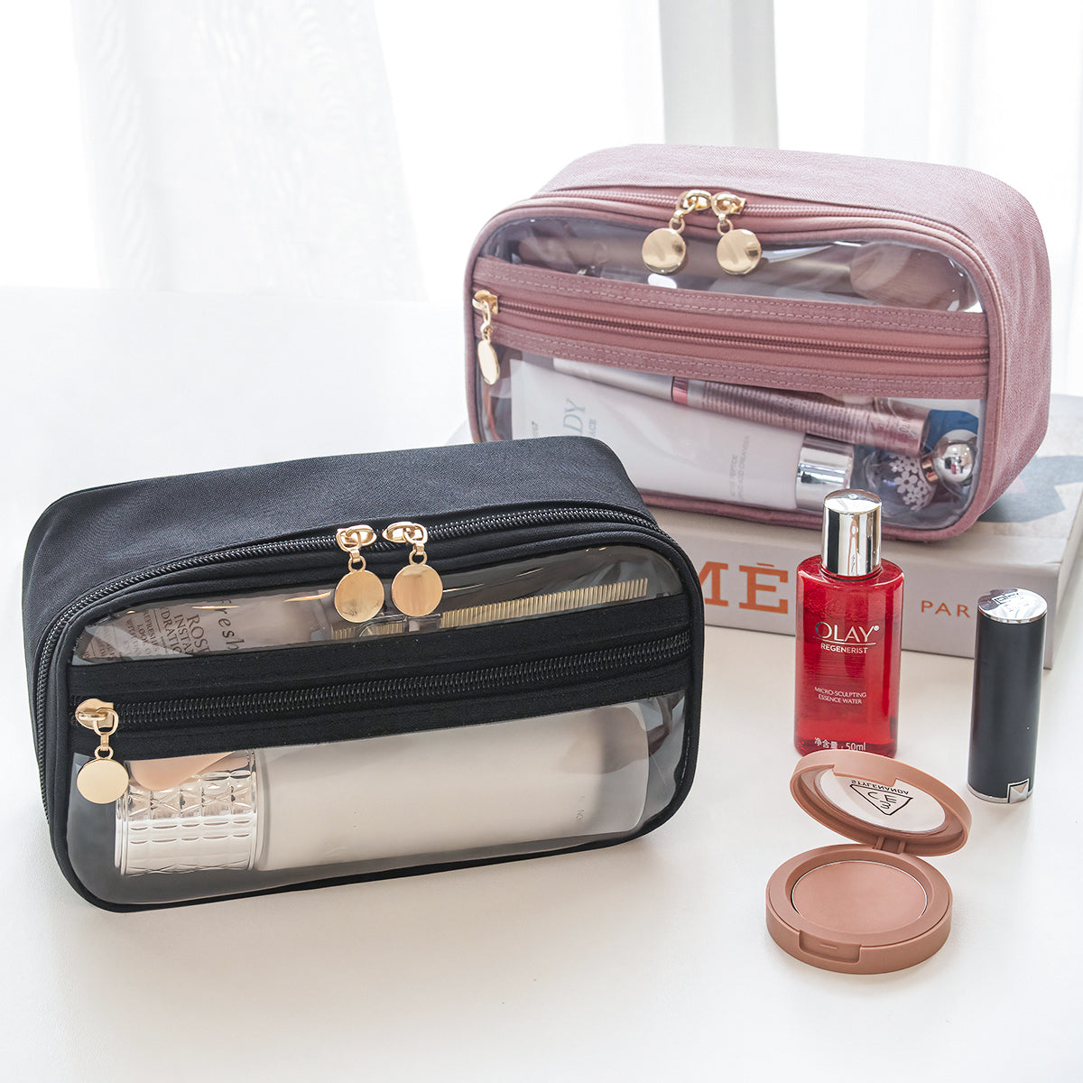 Clear PVC Travel Toiletry Bag