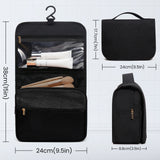 Hanging Toiletry Bag for Travel (black)