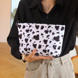 Large Travel Toiletry Bag（White Leopard）