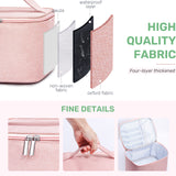 Square Shape Handle Makeup Bag