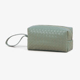 Fashion Leather Cosmetic Bag Waterproof Toiletry Bag（green）