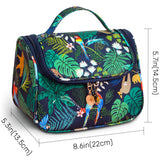 High-quality large-capacity leather cosmetic bag（Printed）