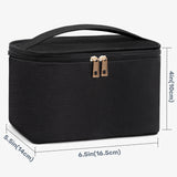 Travel  Small Mini Makeup Bag for Jewelry, Lipstick(balck)