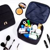 Travel  Small Mini Makeup Bag for Jewelry, Lipstick(balck)