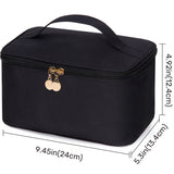 Rectangular handle makeup bag