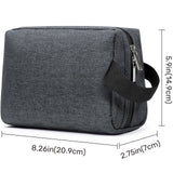 Travel Toiletry Bag With Portable(Dark Gray)