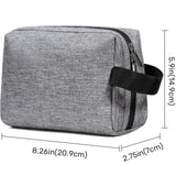 Travel Toiletry Bag With Portable(Light Gray)