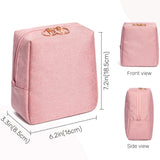 Small Mini Portable Travel Makeup Bag （Black）