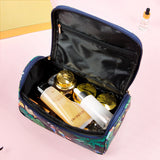 High-quality large-capacity leather cosmetic bag（Printed）