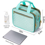 Large Capacity Travel Toiletry Hanging Bag (Turquoise)