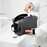 Travel Toiletry Bag With Portable(Dark Gray)
