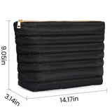 Fluffy Large Capacity Travel Cosmetic Bag(Balck)