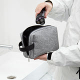 Travel Toiletry Bag With Portable(Light Gray)