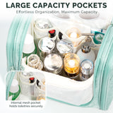 Large Capacity Hanging  Travel Toiletry Bag(Turquoise )