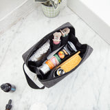 Travel Toiletry Bag With Portable(Dark Gray)