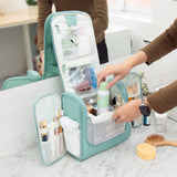 Large Capacity Hanging  Travel Toiletry Bag(Turquoise )