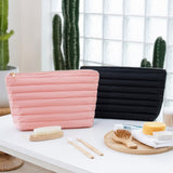 Fluffy Large Capacity Travel Cosmetic Bag(Balck)