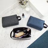 Travel Toiletry Bag With Portable(Light Gray)