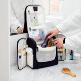 Large Capacity Hanging  Travel Toiletry Bag(Balck)