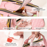 Large Capacity Travel Toiletry Hanging Bag(Pink)