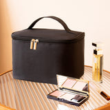 Travel Makeup Bag Portable Large Cosmetic Organizer Storage Case (balck)