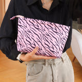 Large Travel Toiletry Bag（Pink Stripe）
