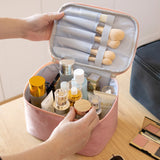 Square Shape Handle Makeup Bag