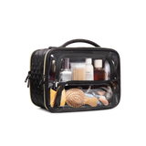 Large  Clear Travel Toiletry Bag (Balck)