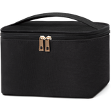 Travel Makeup Bag Portable Large Cosmetic Organizer Storage Case (balck)