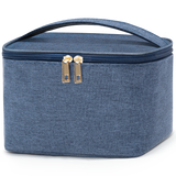 Travel Makeup Bag Portable Large Cosmetic Organizer Storage Case (balck)